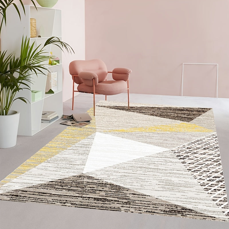 Fluffy Faux Wool Area Rugs Non slip Modern Large Carpet