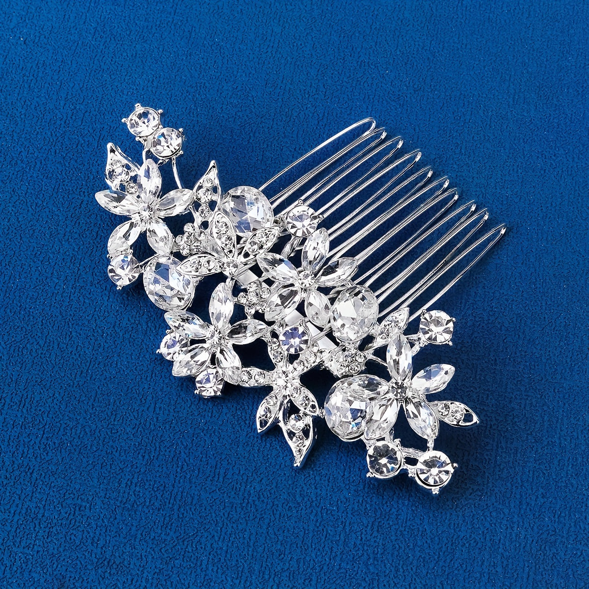 Pearl Wedding Hair Comb Bridesmaid Jewelry Floral Hair Accessory