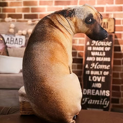 3D Simulation Dog Pillow Plush Toy Dog Doll