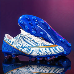 Youth AG Soccer Shoes Spike Anti-Skid Breathable Training Football Cleats