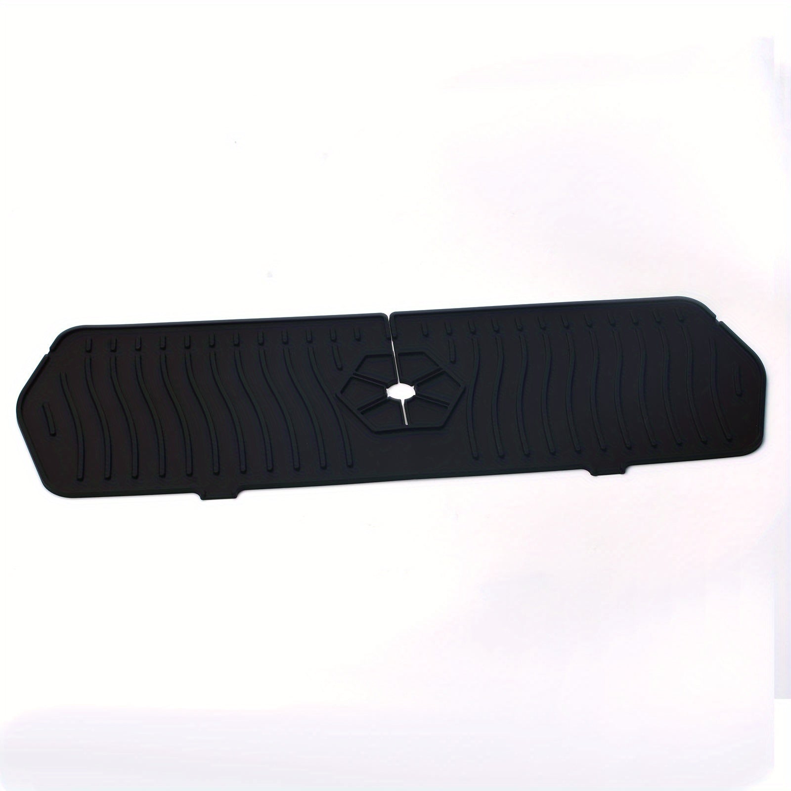 Silicone Kitchen Faucet Splash Guard and Drying Mat
