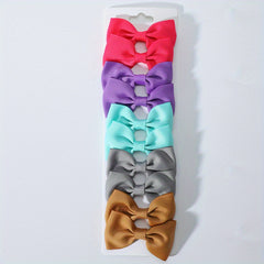 10pcs Baby Girls' Bow Hair Clips Cute Hair Accessories