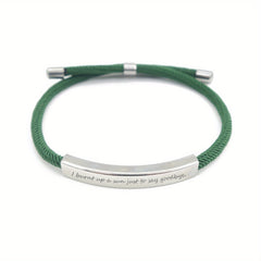 Custom Stainless Steel Pet Bracelet with Name Engraving