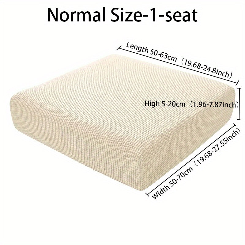 Elastic Jacquard Sofa Protector Seat Cushion Cover Washable Removable Slipcover