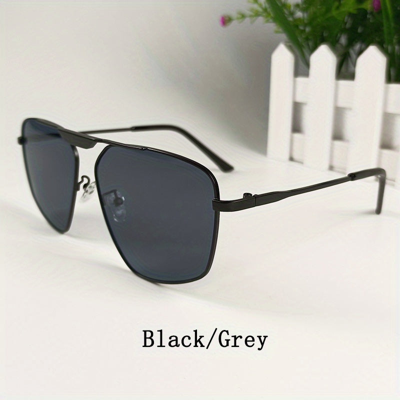 Irregular Sun Protection Glasses Polarized Copper Alloy Men Women