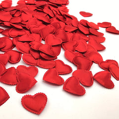 100pcs Wedding Love Accessories Fabric Hearts