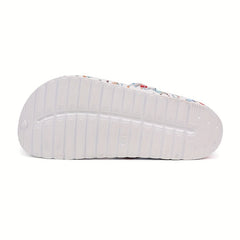 Women's Cartoon Doctor Print Clogs Lightweight Hollow Out Garden Shoes