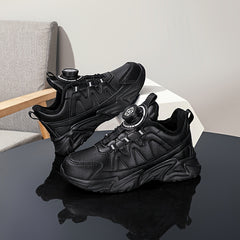 Chunky Boy's Shoes w/ Rotating Buckle Non Slip Sneakers