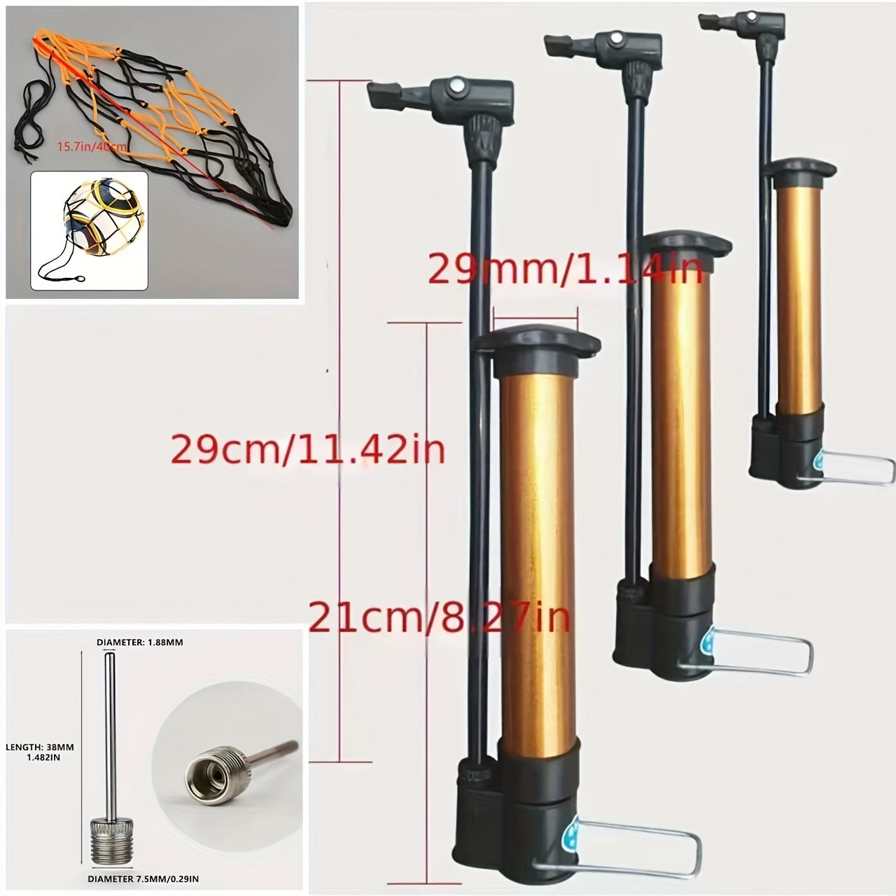 Portable Mini Air Pump For Sports Balls Inflation
