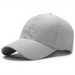 Men's Quick Drying Mesh Baseball Cap Breathable Punch Sunshade Cap