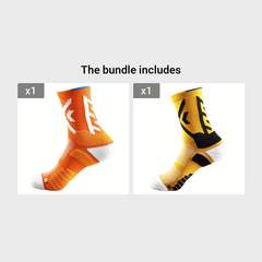 Men's Cushioned Sports Socks Breathable Basketball Socks