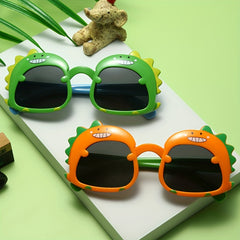 Kids Dinosaur Sunglasses Cartoon Glasses Anti-UV Boys Girls Eye Protection 1pc