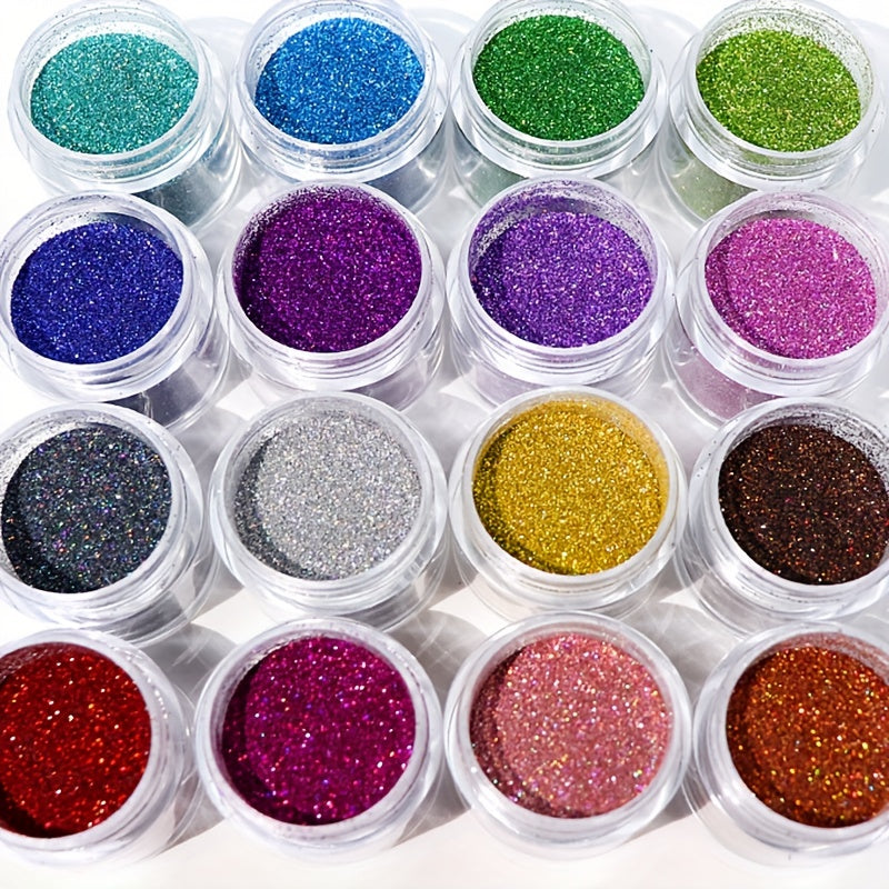 Pink Glitter Loose Nail Art Decoration Bulk Glitter Sequins Cosmetic