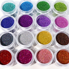 Pink Glitter Loose Nail Art Decoration Bulk Glitter Sequins Cosmetic