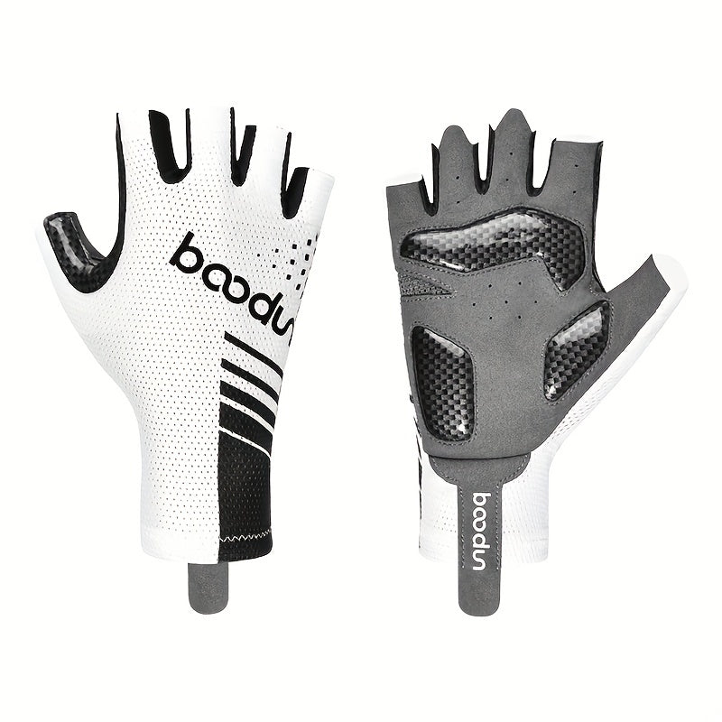 1pair Cycling Riding Gloves Outdoor Sports Half Finger Gloves