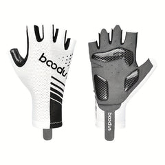1pair Cycling Riding Gloves Outdoor Sports Half Finger Gloves