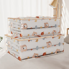 Cartoon Space Bear Blanket Bag Functional Polyester Gift