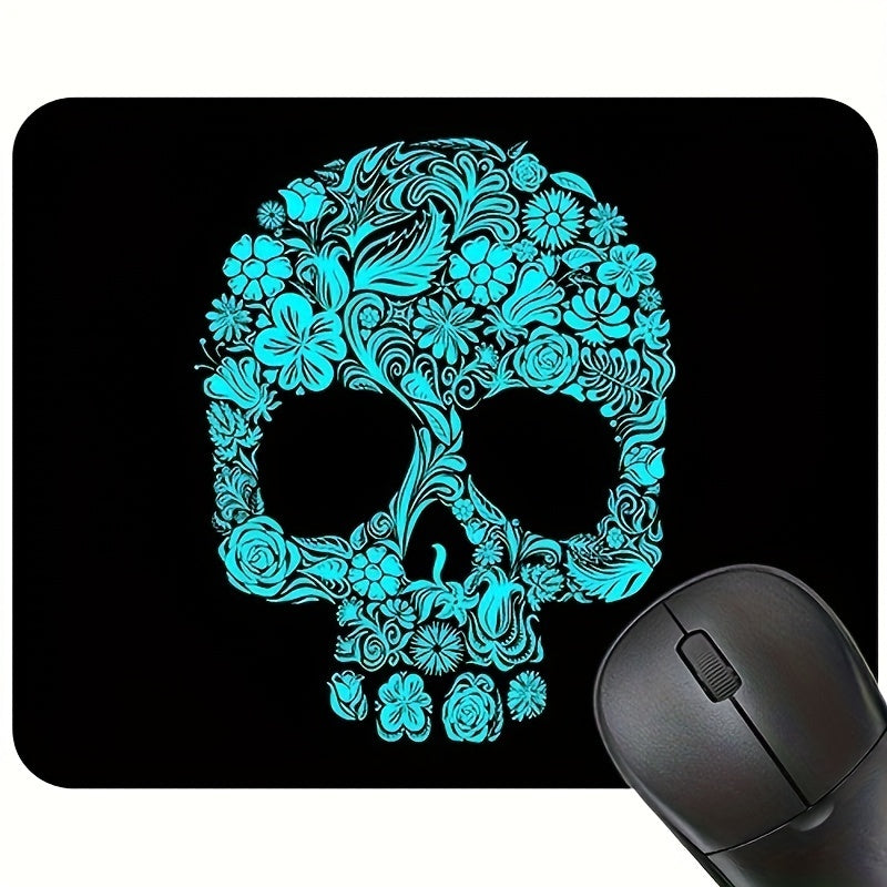Skull Rubber Office Desk Mat Non-slip Mouse Pad