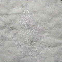 Ivory Lace Collar Lace Fabric Patch for Wedding Dress or Bridal Headdress