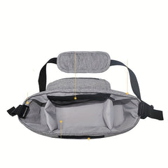 Stroller Hanging Bag Storage Mummy Bag with Cup Holder