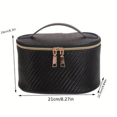Portable Large Capacity Makeup Bag Organizer with Handle
