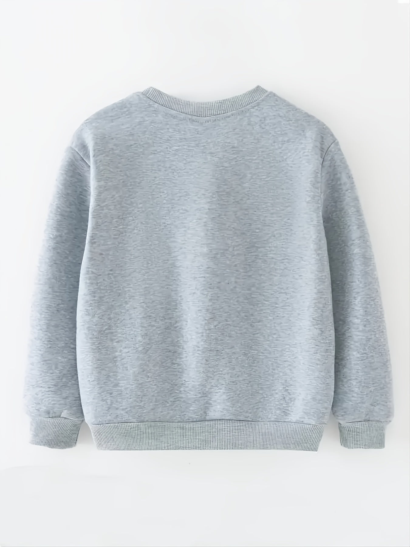 Fancy Smile Face Print Boys Long Sleeve Sweatshirt