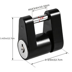 Trailer Hitch Lock - Rust Resistant Anti Theft Coupler Padlock