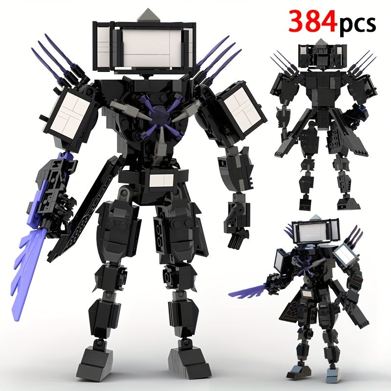 384pcs Anime & Superhero Building Blocks Set - Ideal Gift for Video Game Fans
