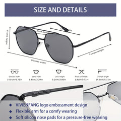 Men's Polarized Retro Sunglasses for Outdoor Sports