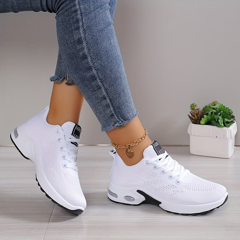 Women's Air Cushion Running Shoes Lightweight Mesh Breathable Sneakers