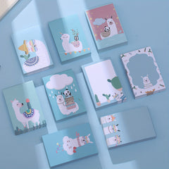 Alpaca Cartoon Sticker Set for Office and Student Stationery