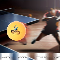 10pcs ABS Table Tennis Ball, High Elasticity, Outdoor Training