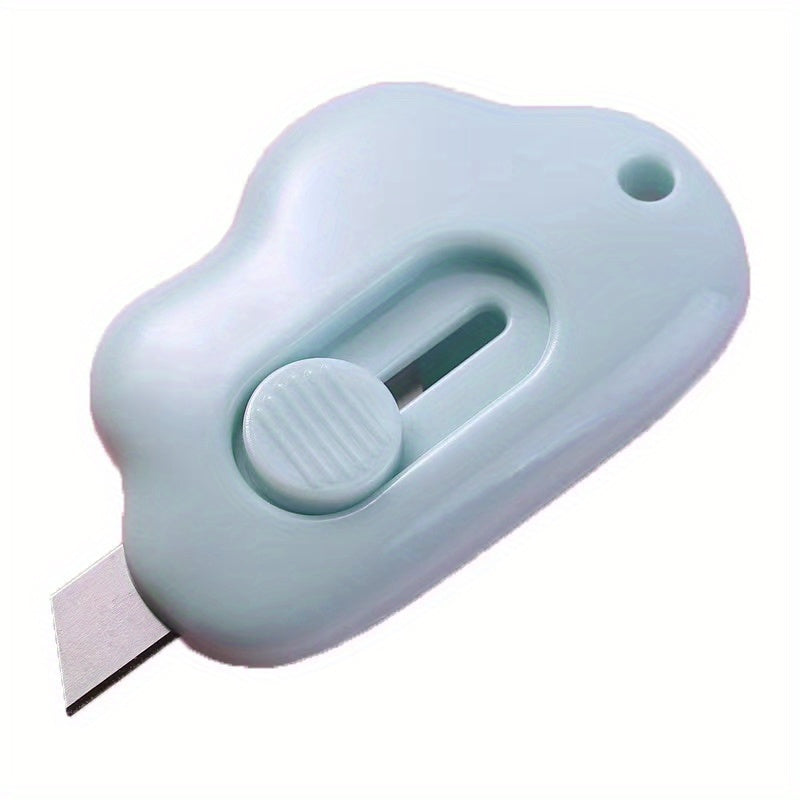 Mini Manual Retractable Utility Cutter for School Office Art Supplies