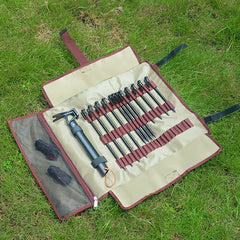 Camping Tool Bag for Tent Stakes Hammer Rope Pegs