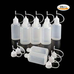 10pcs 30ml Precision Tip Squeeze Glue Bottles for Craft