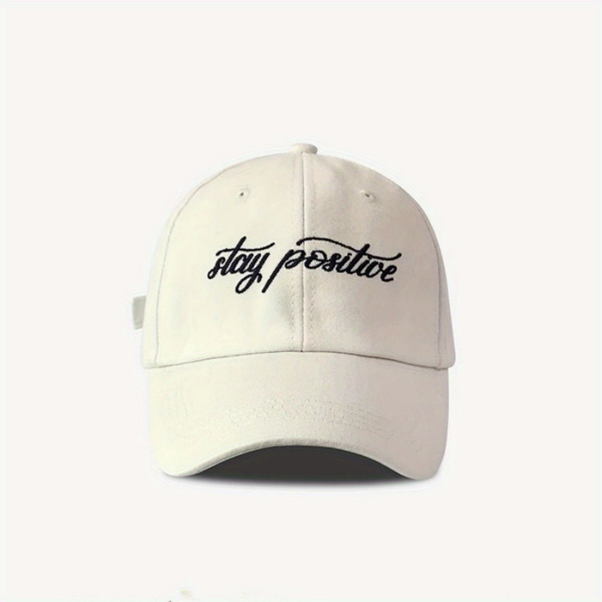 Retro English Embroidery Peaked Cap Soft Top Cargo BF Style Baseball Cap