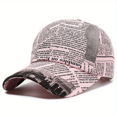 Alphabet Baseball Cap Outdoor Sun Visor Hat
