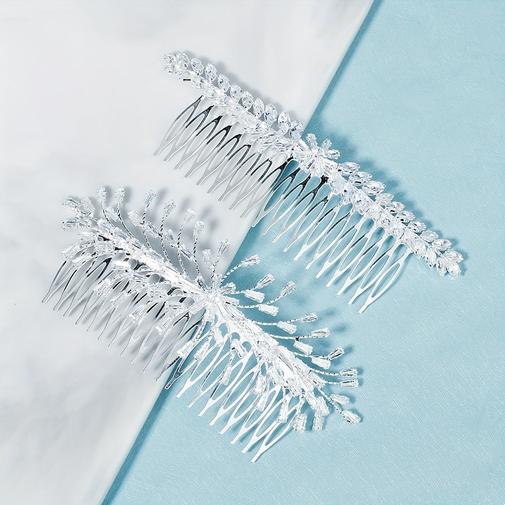 Rhinestone Hair Comb Bridal Wedding Headwear Accessory
