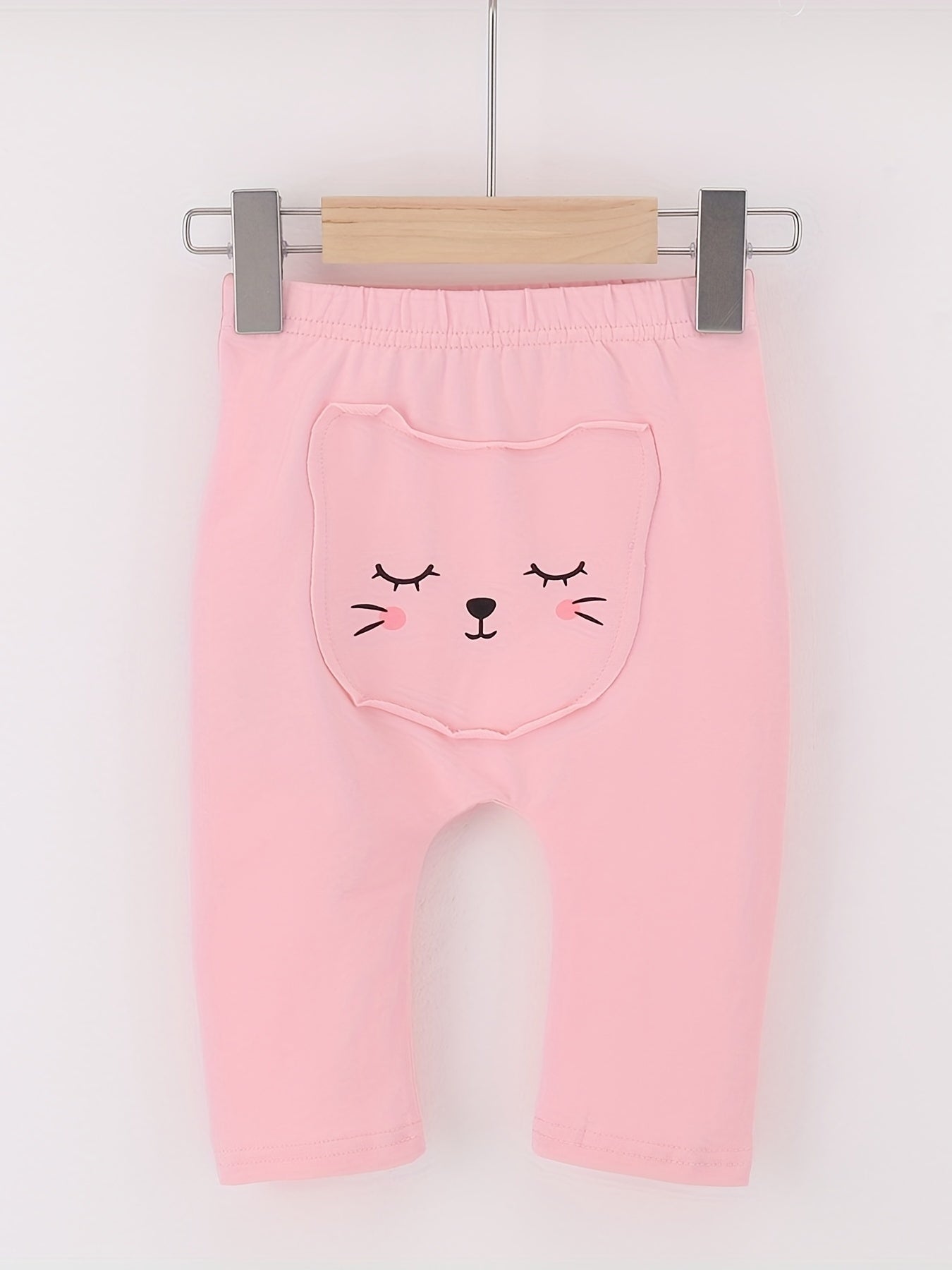 Cartoon Print Casual Trousers Baby Boys & Girls Spring & Autumn Pants