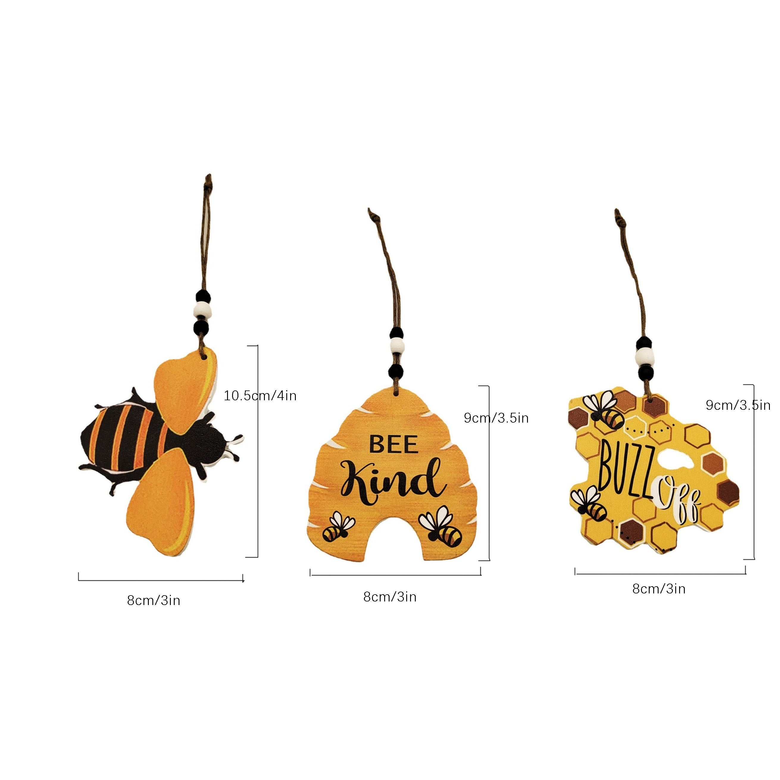 Wooden Honeycomb Decoration Pendant for Family and Friends