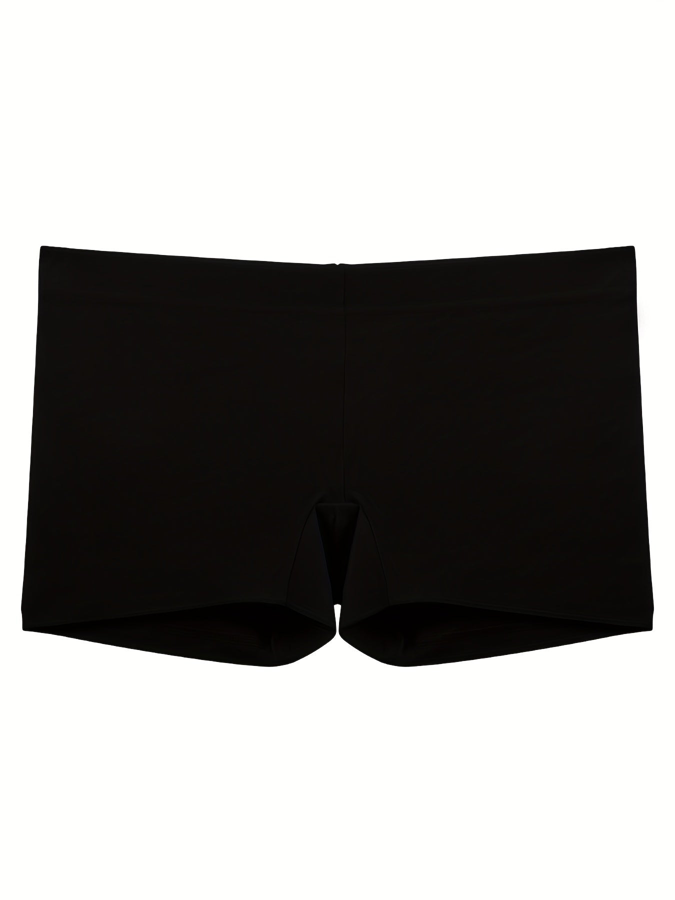 3pcs Solid Boyshort Panties Soft & Comfortable Stretch Panties