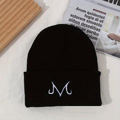 Embroidery Knitted Hat Men Women Cycling Ski Cap