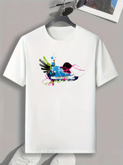 Sneaker Pattern Print Men's Comfy Sports T shirt