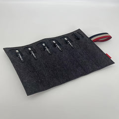 Large Capacity Roll Pen Curtain Pencil Storage Stationery Bag