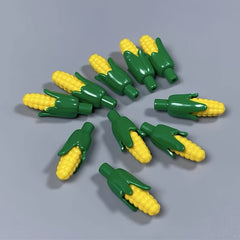 Small Building Blocks Food Play Corn Toy Basket Accessories
