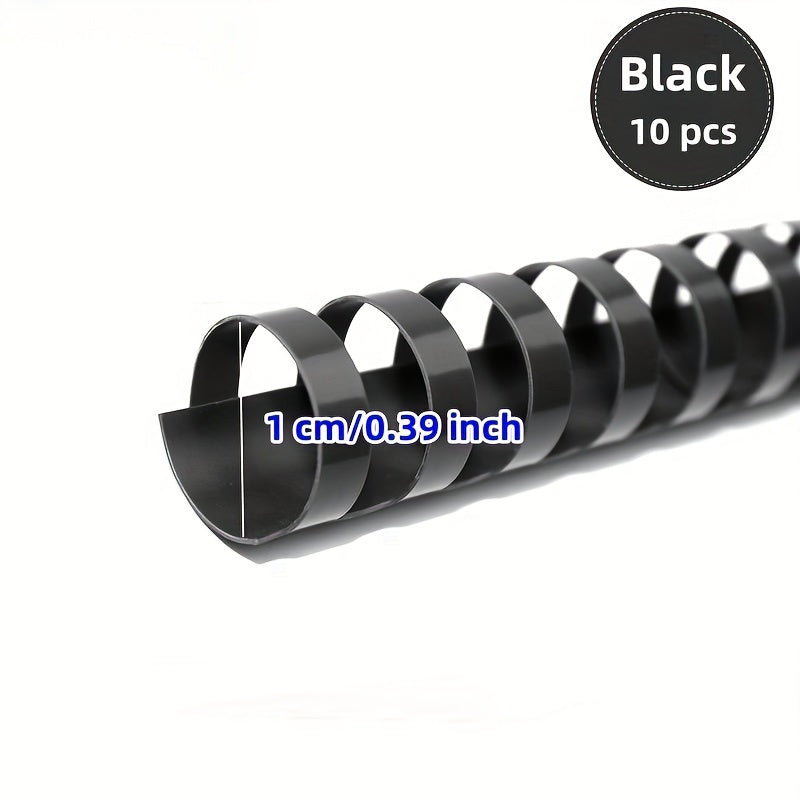 10pcs 21 Ring Plastic Binding Comb 20pcs Capacity Combed Binding Spine