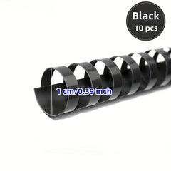 10pcs 21 Ring Plastic Binding Comb 20pcs Capacity Combed Binding Spine