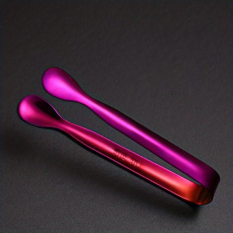 3pcs Stainless Steel Ice Tongs for Bars Pubs Durable Home Kitchen Accessory