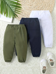 Boys Multicolor Pants Set Comfy Casual Trousers Outfit
