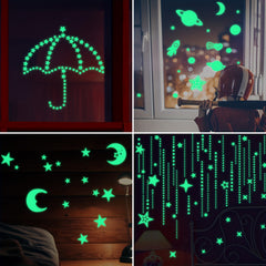 Luminous Bubble Sticker Creative DIY Fluorescent Sticker